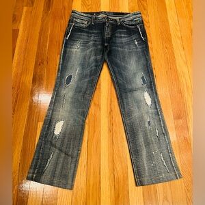 Express Rerock Straight Leg Jeans